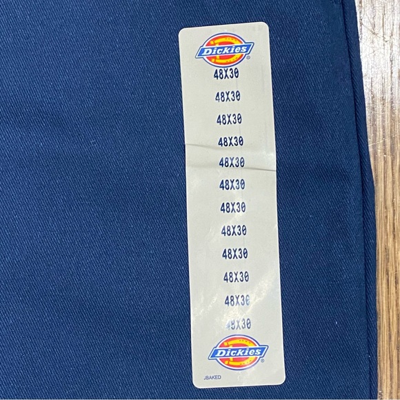 Dickies Mens 874 Original Fit Work Pants Size 48x30 Navy Blue NWT Scotchgard - Picture 8 of 9